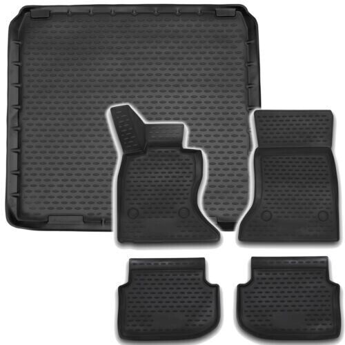 Set tappetini vano bagagliaio in gomma per BMW Serie 5 F11 Touring tappetini van