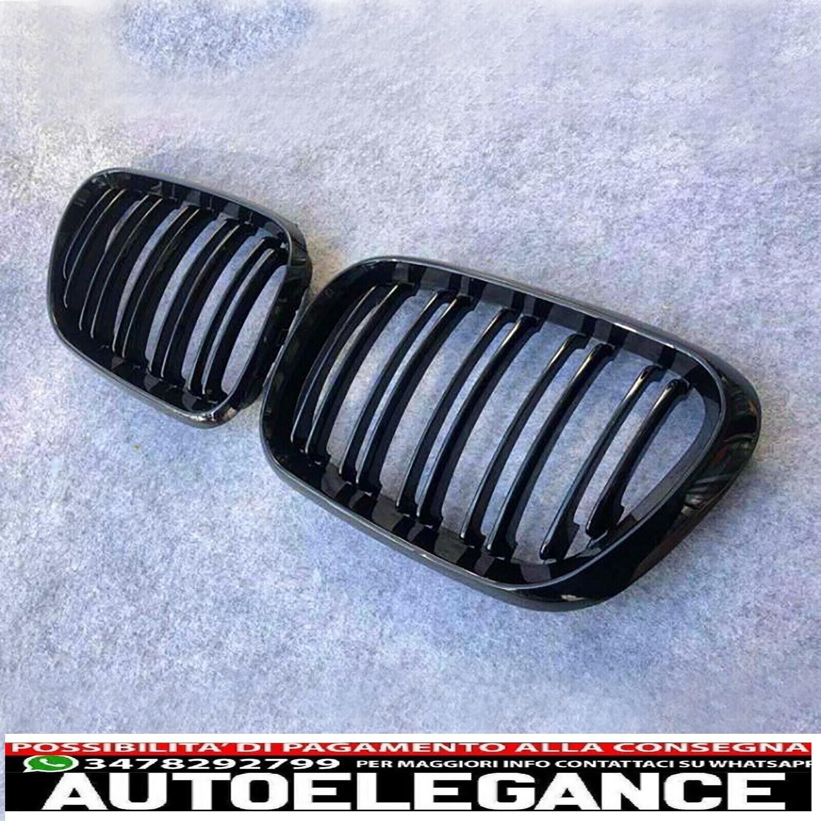 griglia del radiatore griglia a doppio rene a doppia barra adatta per bmw x5 e53