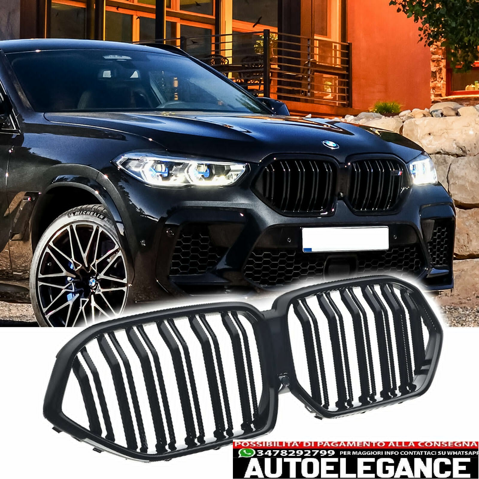 SPOILER POSTERIORE PER BMW SERIE 5 E60 NERO OPACO NON VERNICIATO APERTO SPORT LO