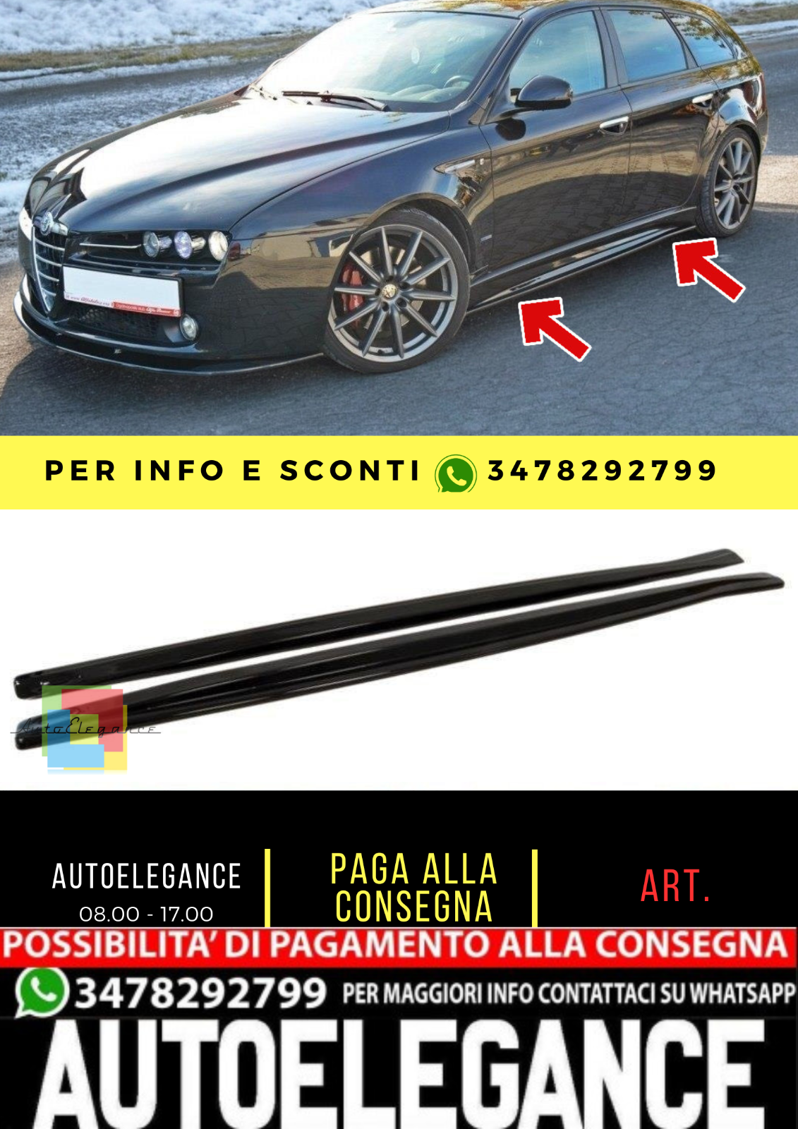 ?Faldones Laterales Difusores ALFA ROMEO 159 TI?