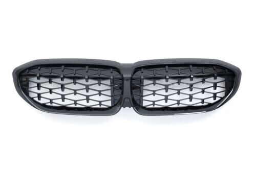 Passend F&uuml;r BMW Serie 3 G20 G21 Gitter Heizk&ouml;rper Pre-lci Gl&auml;nzend Schwarz Dia