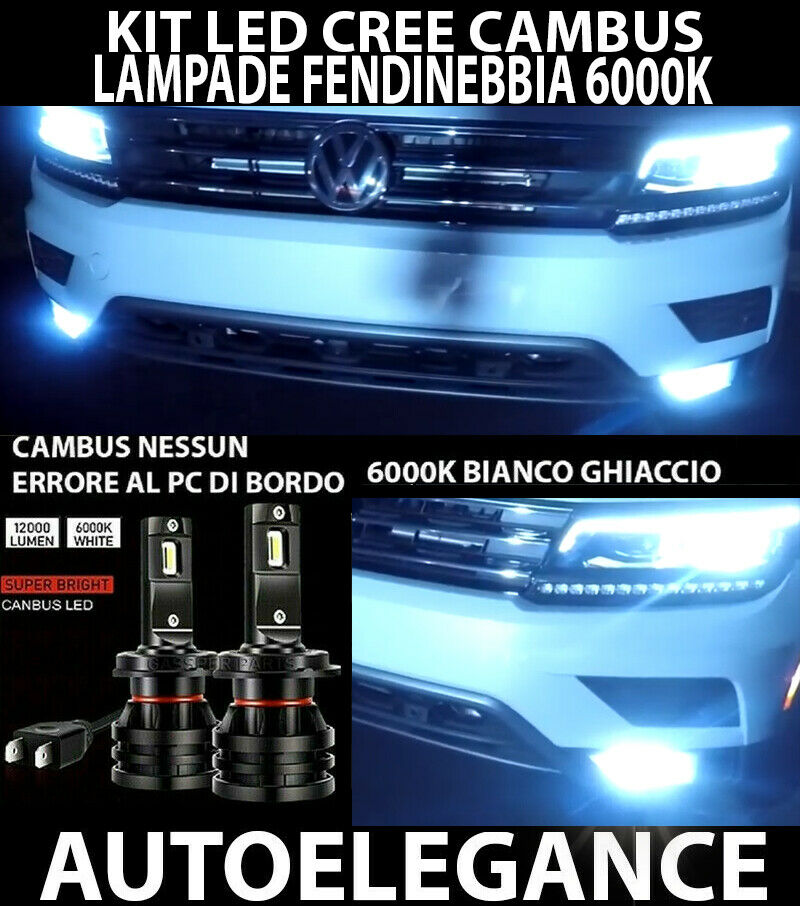 VW TIGUAN AD1 II LAMPADE FENDINEBBIA LED 10.000LM CAMBUS - AT