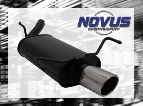 Scarico sportivo NOVUS gruppo N ESD 1x 90mm SR design per Opel Corsa C