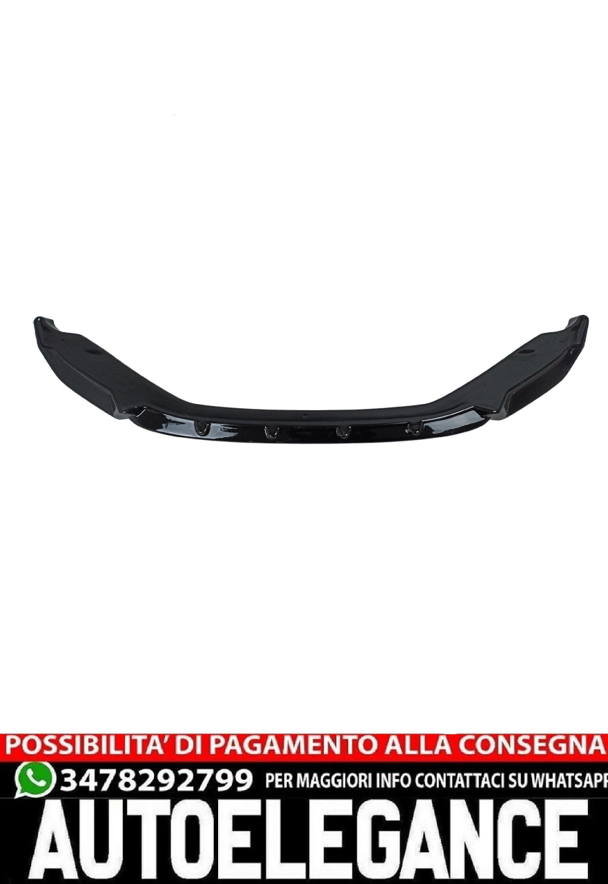 Labbro anteriore spoiler anteriore per &Scaron;KODA Kodiaq Mk1 Facelift 2021 + nero