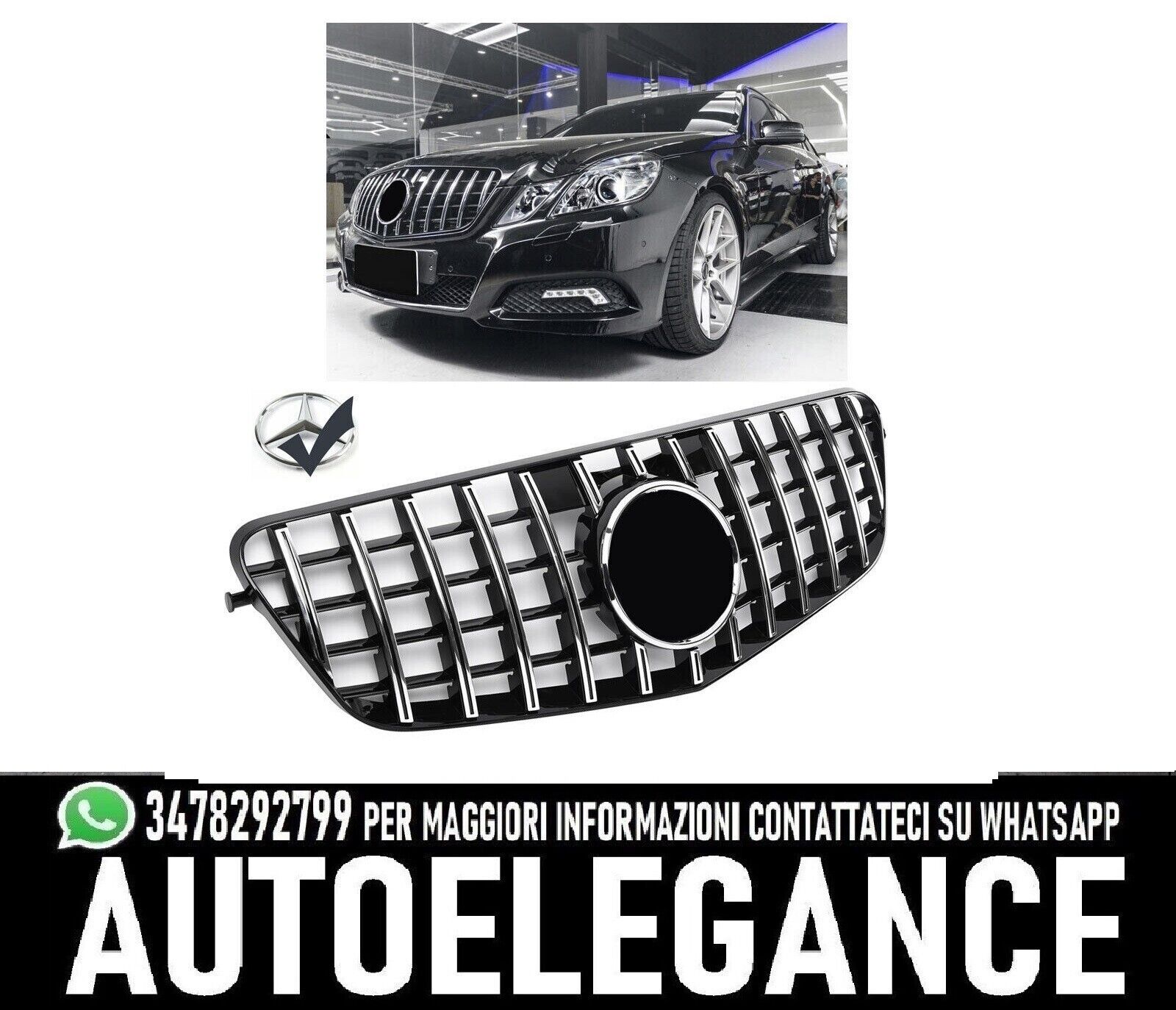 Calandre Sport Panamericana GT adapt&eacute;e pour Mercedes W212 pr&eacute;-lifting-