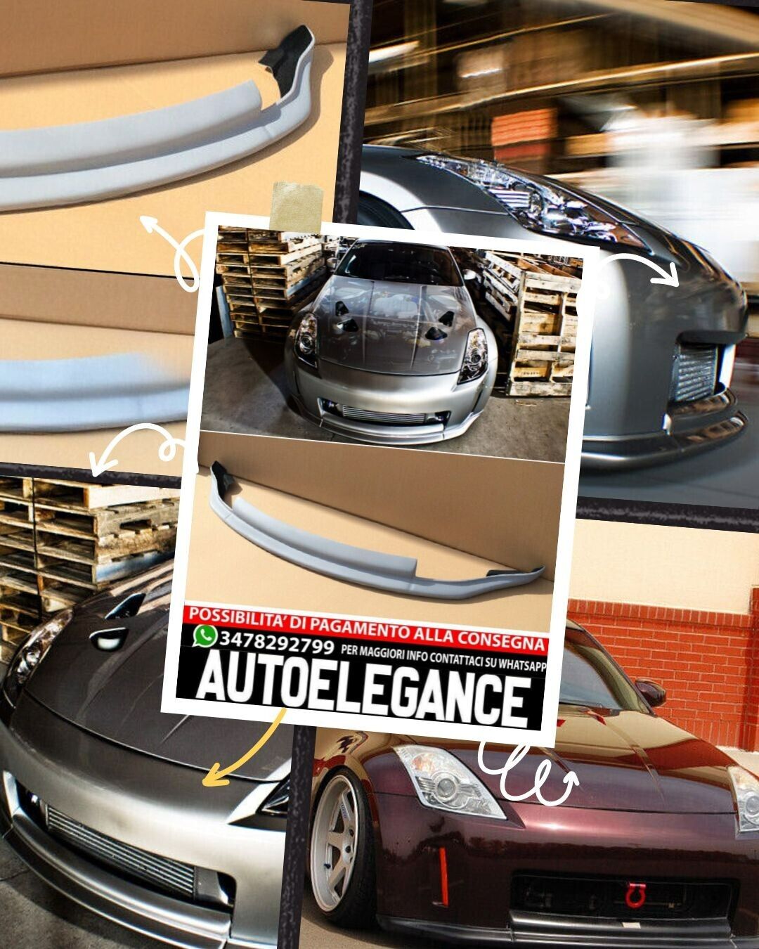 GREMBIALATURA ANTERIORE PER NISSAN 350Z ( 2002-2006 )