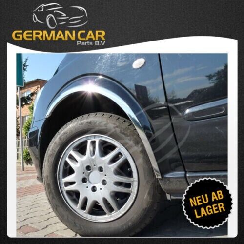 Balken Radl&auml;ufe Schutz Radl&auml;ufe Edelstahl Verchromt f&uuml;r Mercedes W639 VI