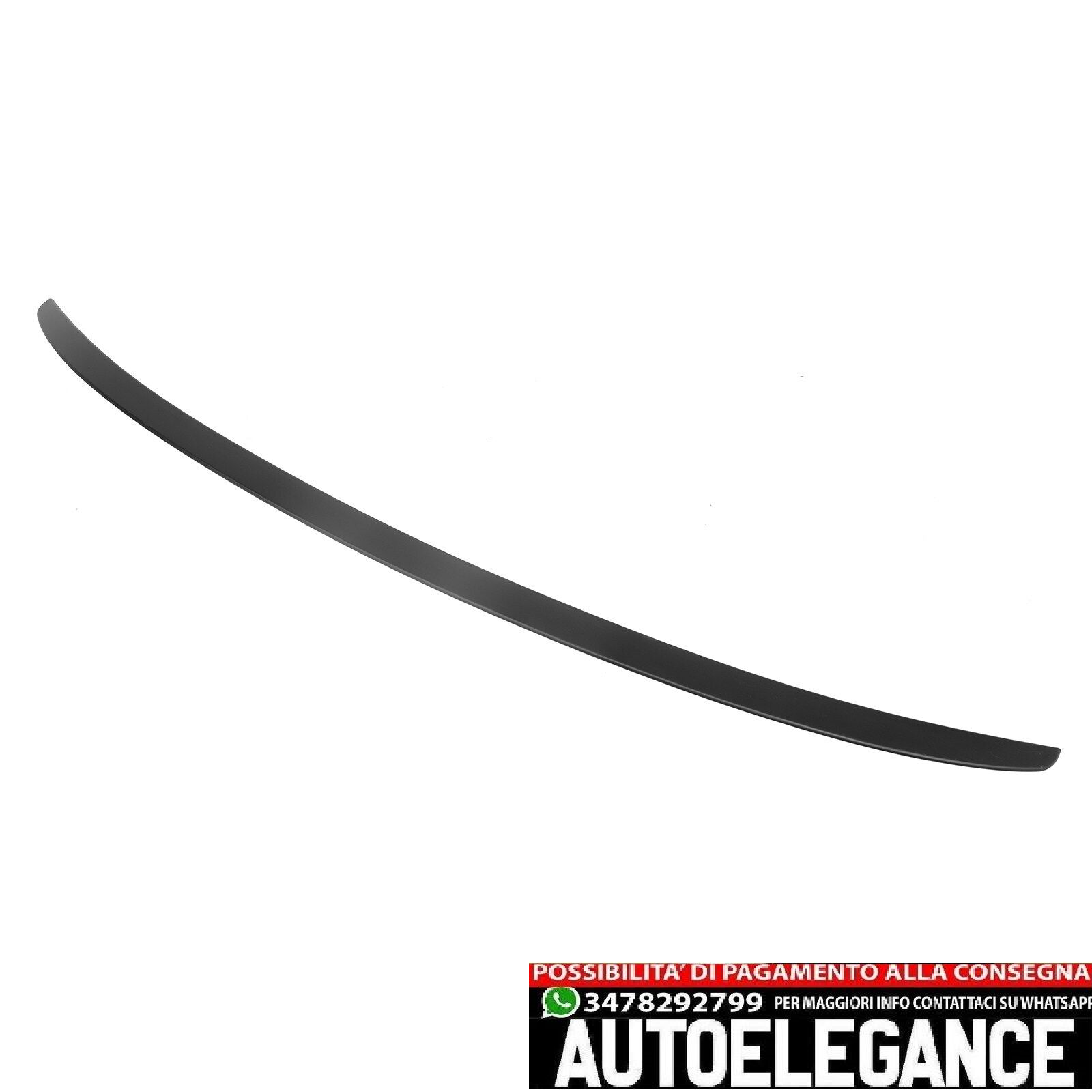 REAR SPOILER FOR AUDI A6 S6 C8 LIMO MATT BLACK UNPAINTED PRIMED S6 LOOK