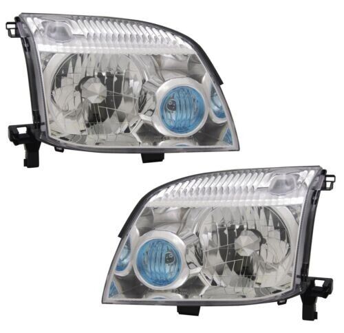 Set Phares Avant pour Nissan T30 6/01-12/07 V&eacute;lomoteur R&eacute;glage Assett