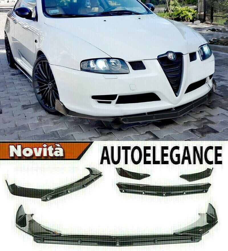 ALFA ROMEO GT SPLITTER DE PARE-CHOCS AVANT LOOK NOIR BRILLANT RS - 3P -