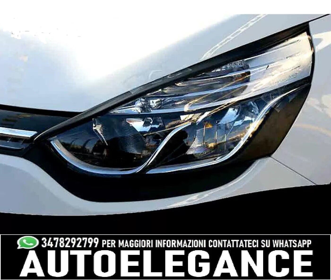 Sopracciglia inferiori Renault Clio Mk4 (2012-2019)