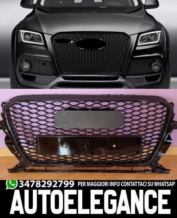 PARRILLA DELANTERA AUDI Q5 2012-2017 PARRILLA ELEVADORA RSQ5 BLACK EDITION HONEY