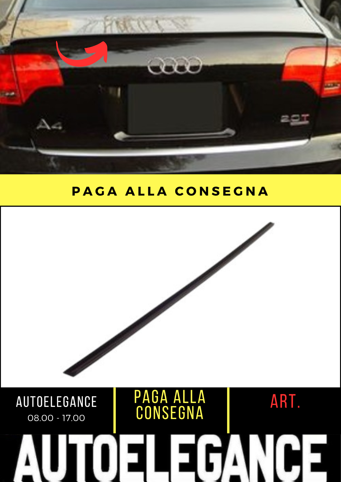 SPLITTER FRONTAL ADECUADO PARA AUDI A4 B7