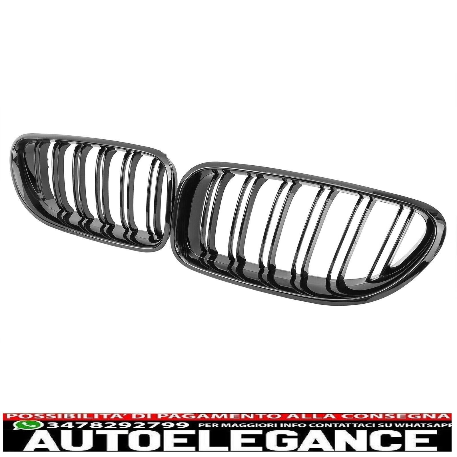 Reni a doppia barra della griglia del radiatore adatti per BMW Serie 6 F06 grigl