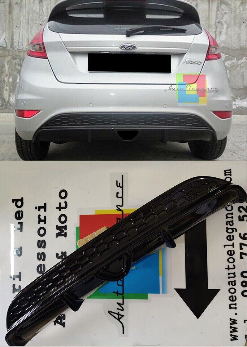SOUS PARE-CHOCS ST LOOK POUR FORD FIESTA MK7 2008-2017 DIFFUSEUR ABS / PLASTIQUE