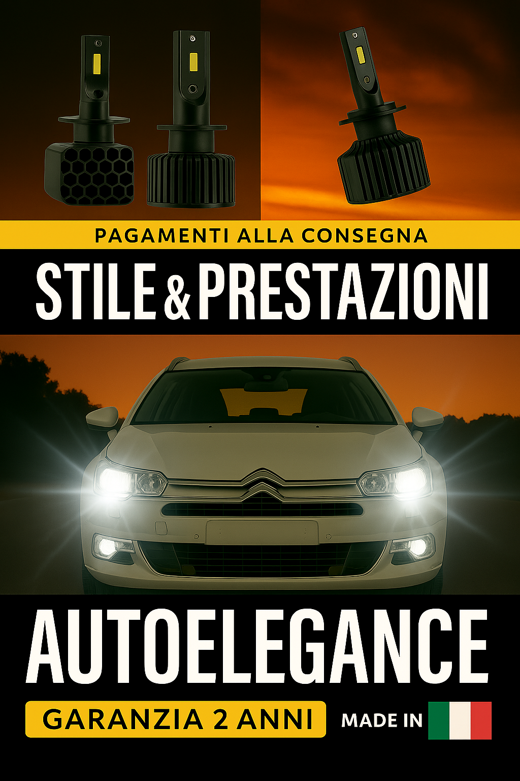 KIT LED D1S 6000K Anabbaglianti per Citroën C5 II | Bianco Freddo CANBUS