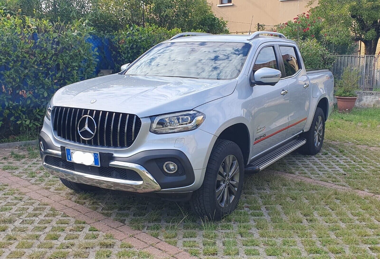 para Mercedes GT LOOK GRILLE X CLASS W470 GLOSS BLACK RADIATOR GRILLE