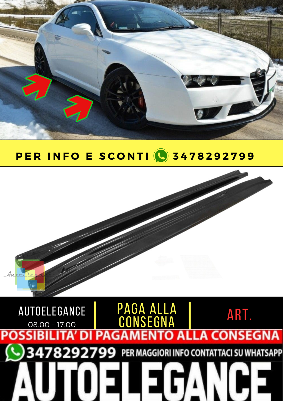 ?Faldones Laterales Difusores Alfa Romeo Brera?