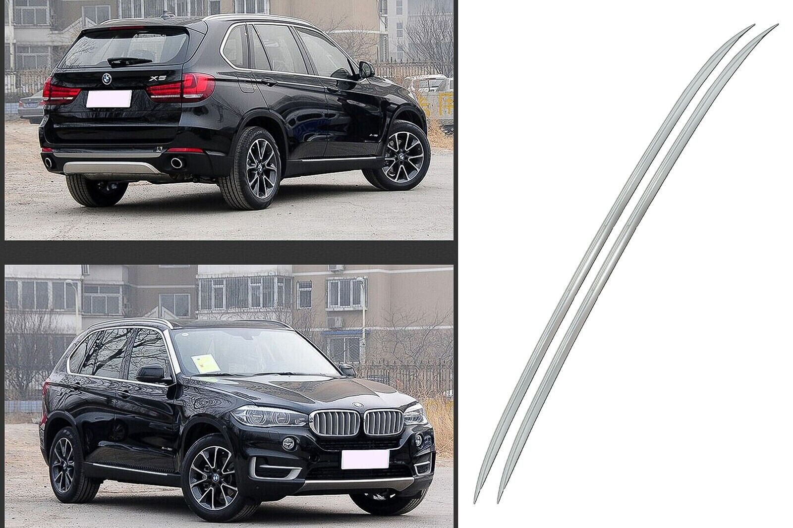 Barras de Techo Decorativo para BMW X5 F15 08.2013-2018 Aluminio