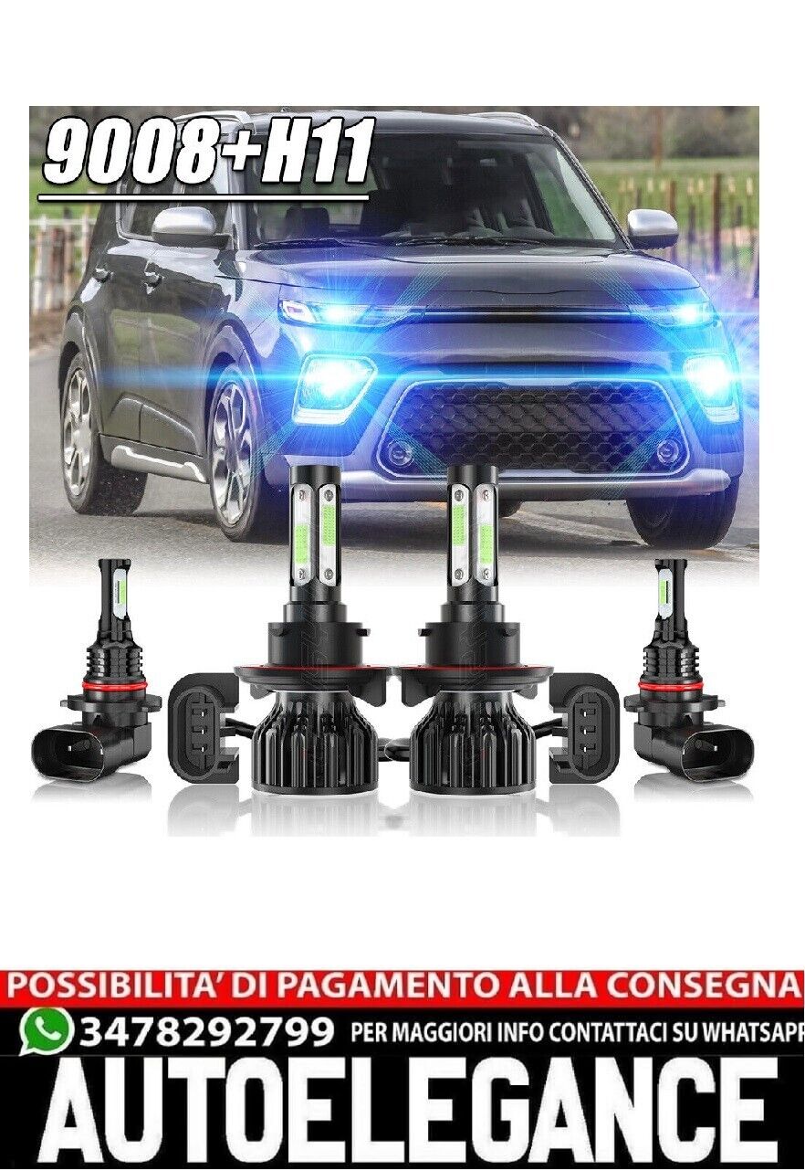 Kit de Bombillas Luz Antiniebla LED Adecuado para Kia Soul 2014-2020