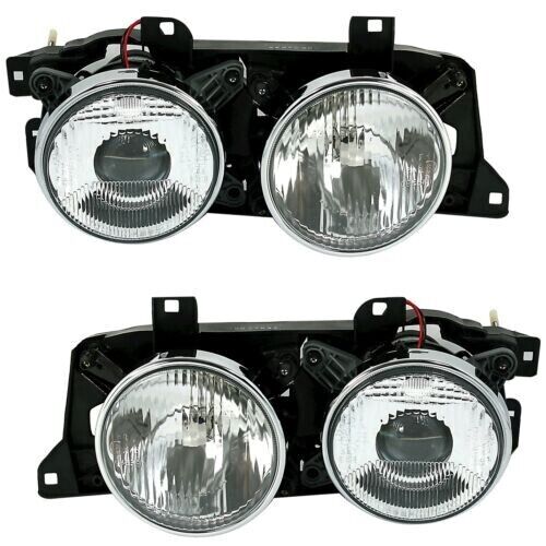 Satz Von Leuchtt&uuml;rme f&uuml;r BMW Serie 5 E34 Objektiv Halogen Nur Handbuch Lwr