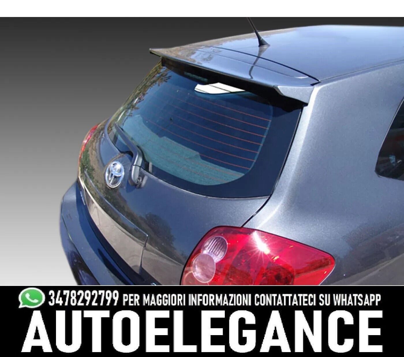 Spoiler tetto Toyota Auris Mk1 (2006-2012)