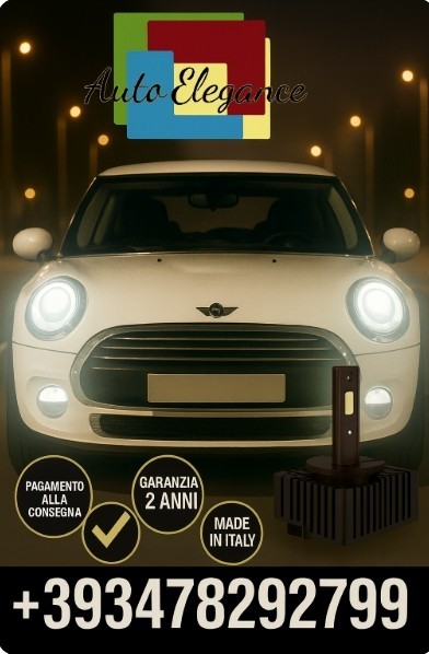 ?KIT LED D1S 6000K BIANCO CANBUS &ndash; Anabbaglianti per Mini?
