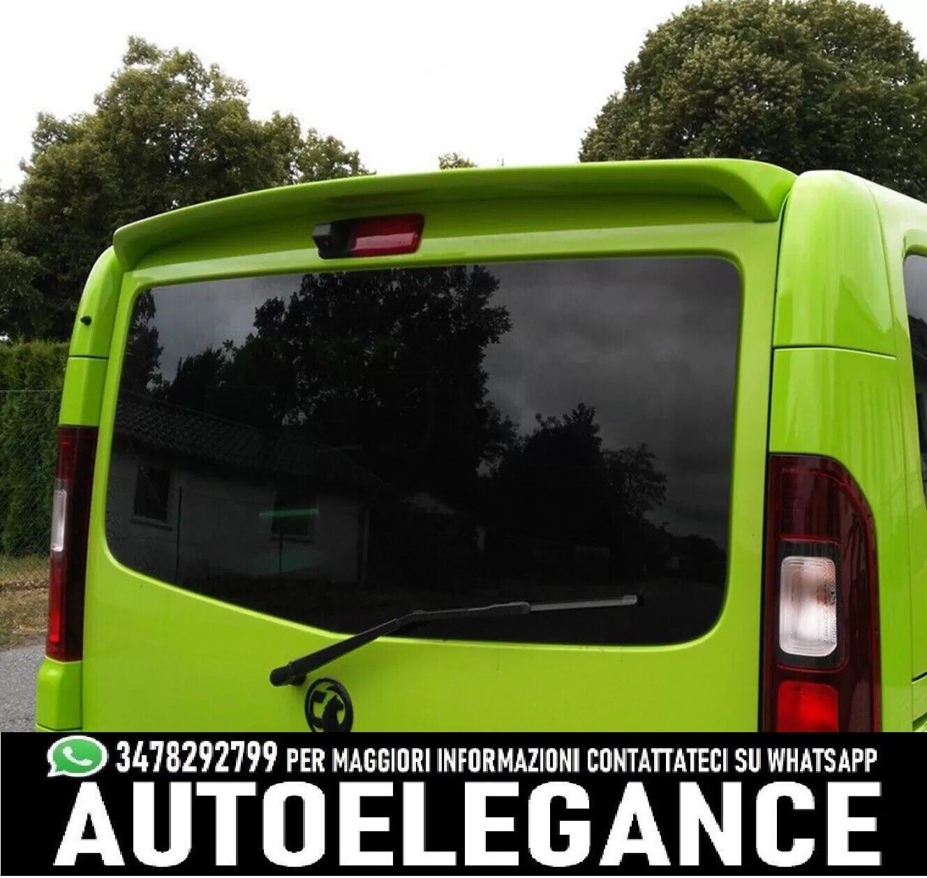 Spoiler Tetto Portellone Opel Vivaro A (2001-2014)