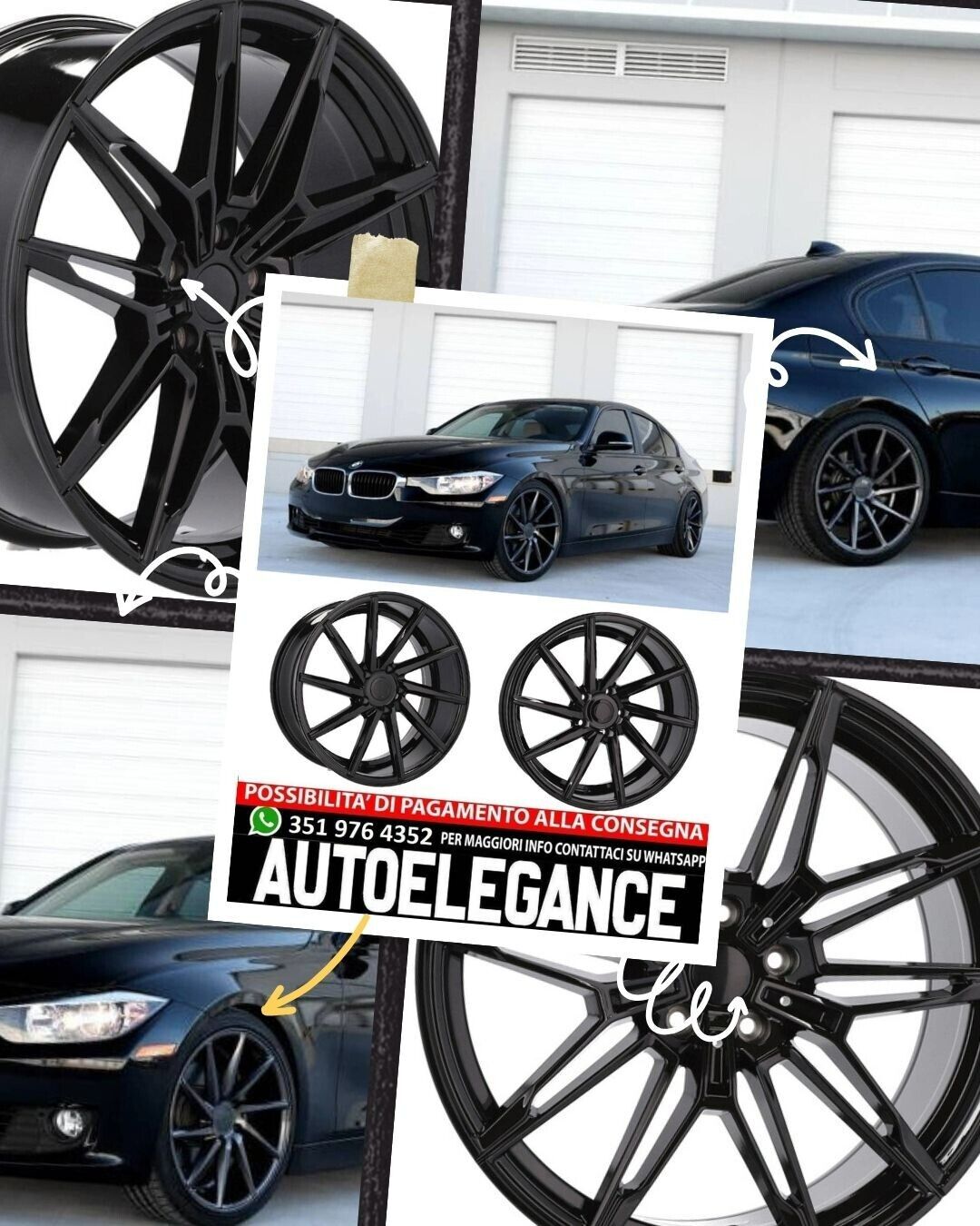 CERCHI CERCHIO IN LEGA 17" Adatto per VW AUDI MERCEDES