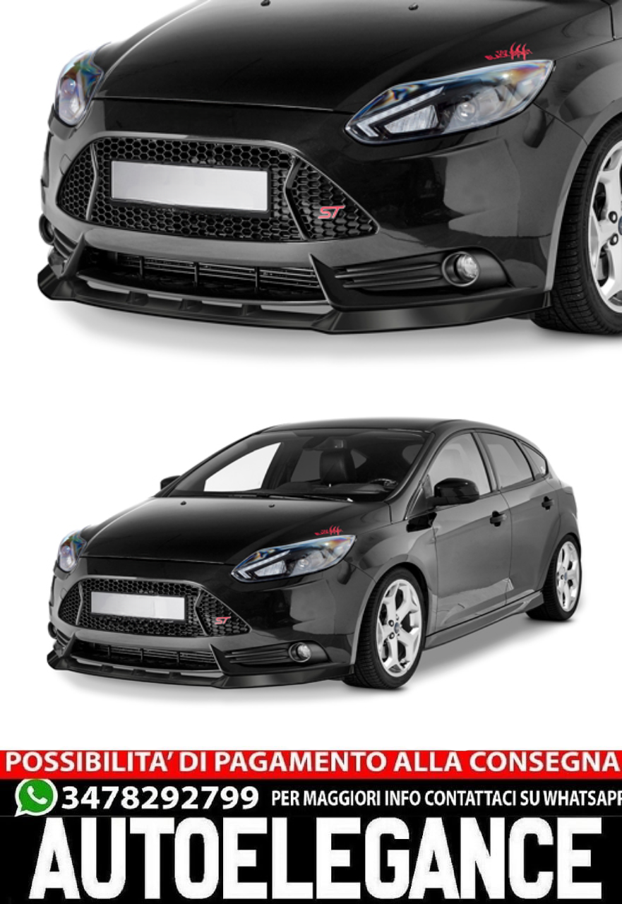 Spoiler anteriore con ABE per Ford Focus MK3 ST