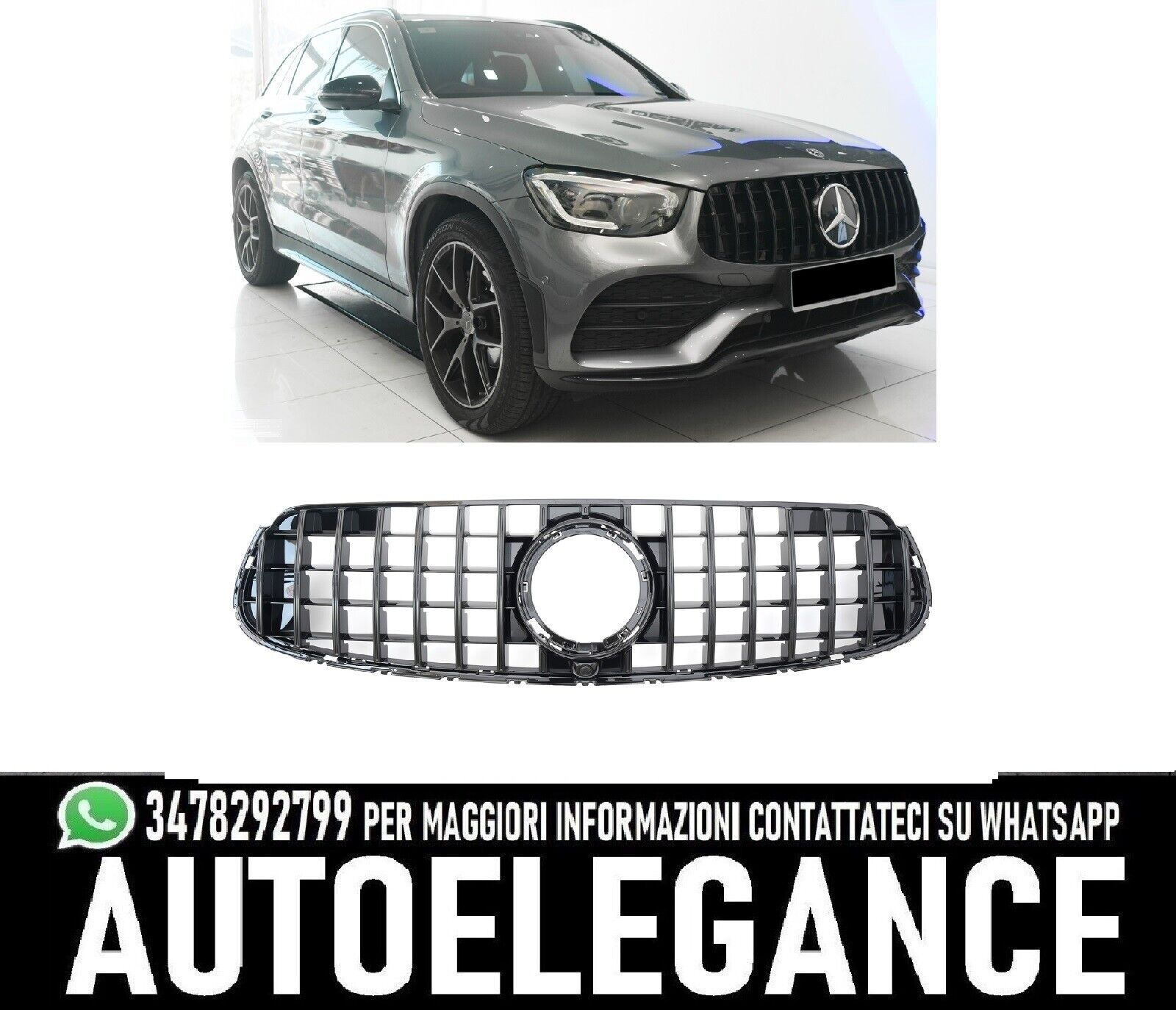 Calandre Panamericana GT pour Mercedes W117 C117 CLA-