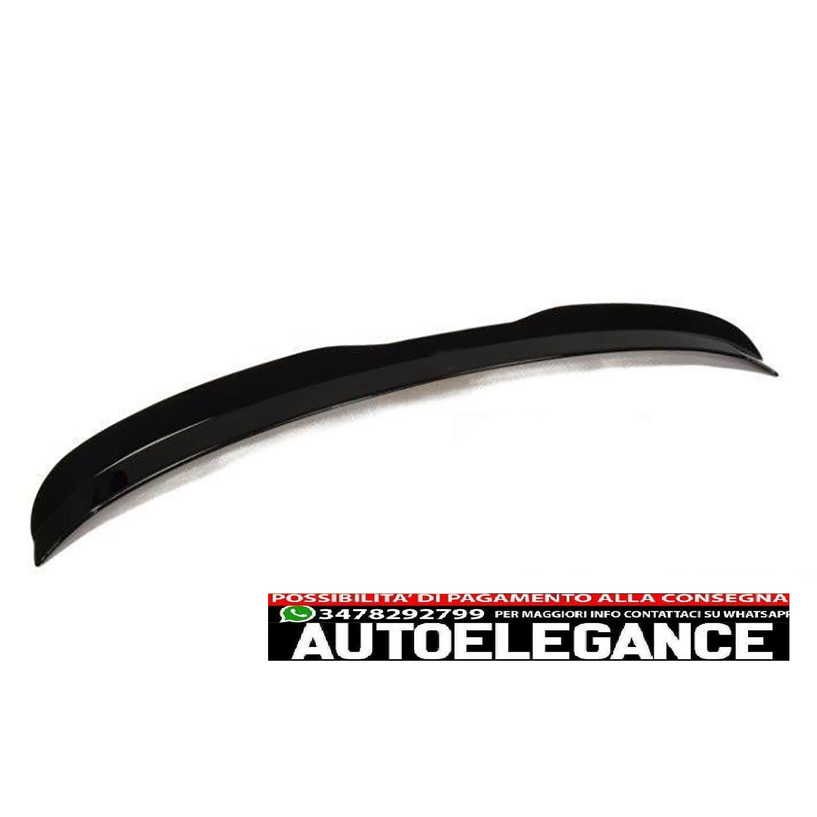 Heckspoiler Fl&uuml;gel Toit Spoiler Kantenspoiler Pour BMW 1ER F20 Glanz Noir