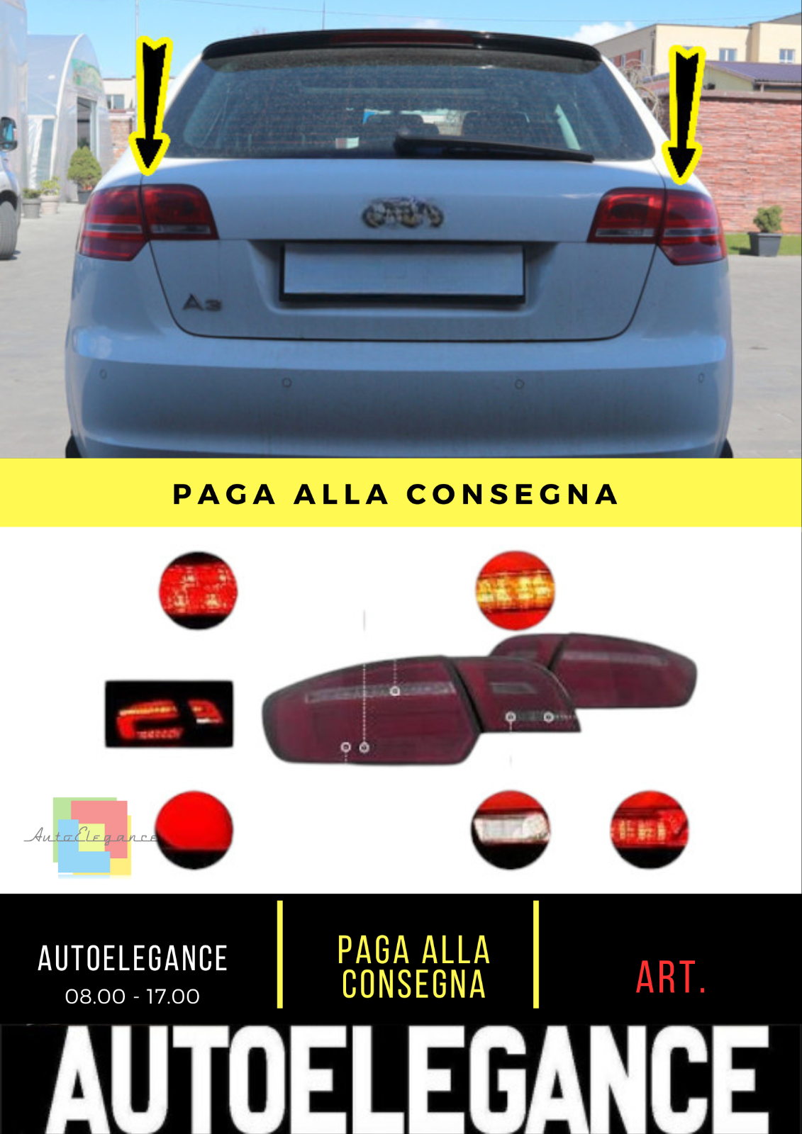 ?Juego De Luces Traseras Combinadas TR Adecuado Para Audi A3 03-08 5 TR?