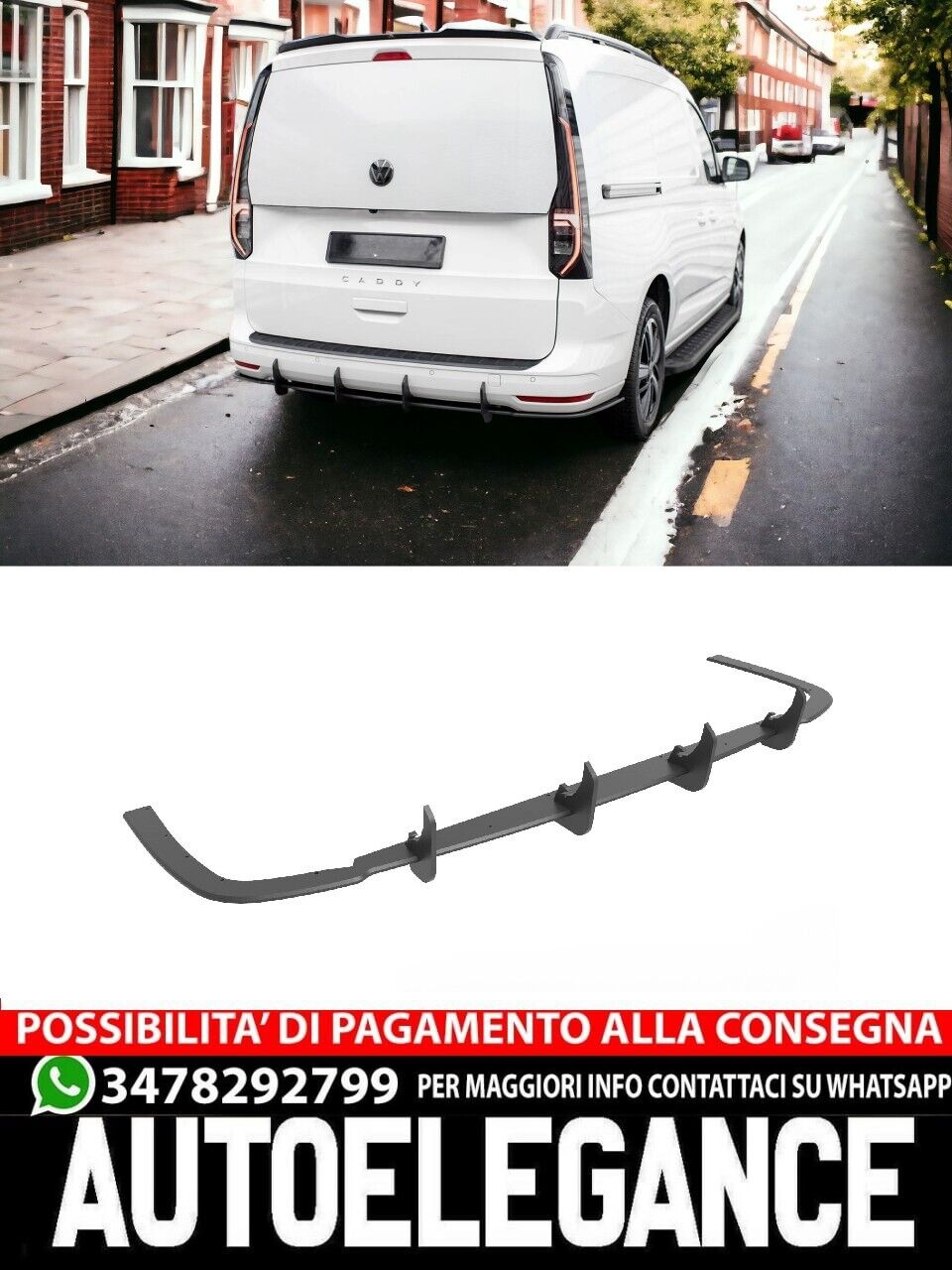 DIFFUSERE ADATTO PER  VOLKSWAGEN CADDY MAXI MK5