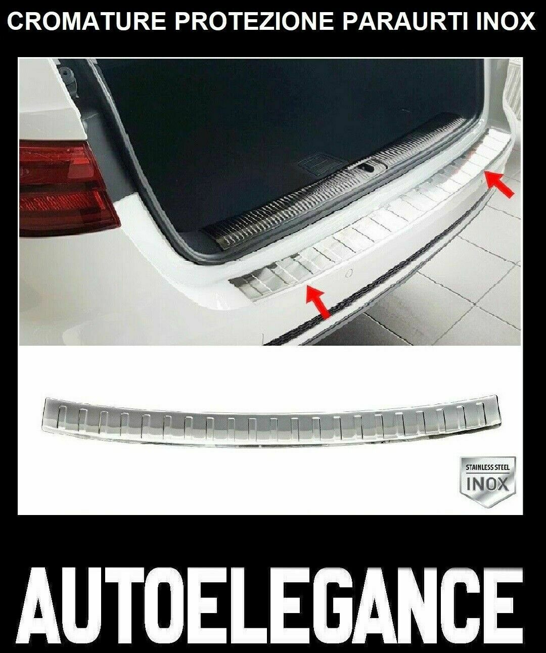 AUDI A4 B9 AVANT PROTEZIONE COFANO POSTERIORE MODANATURA CROMATE