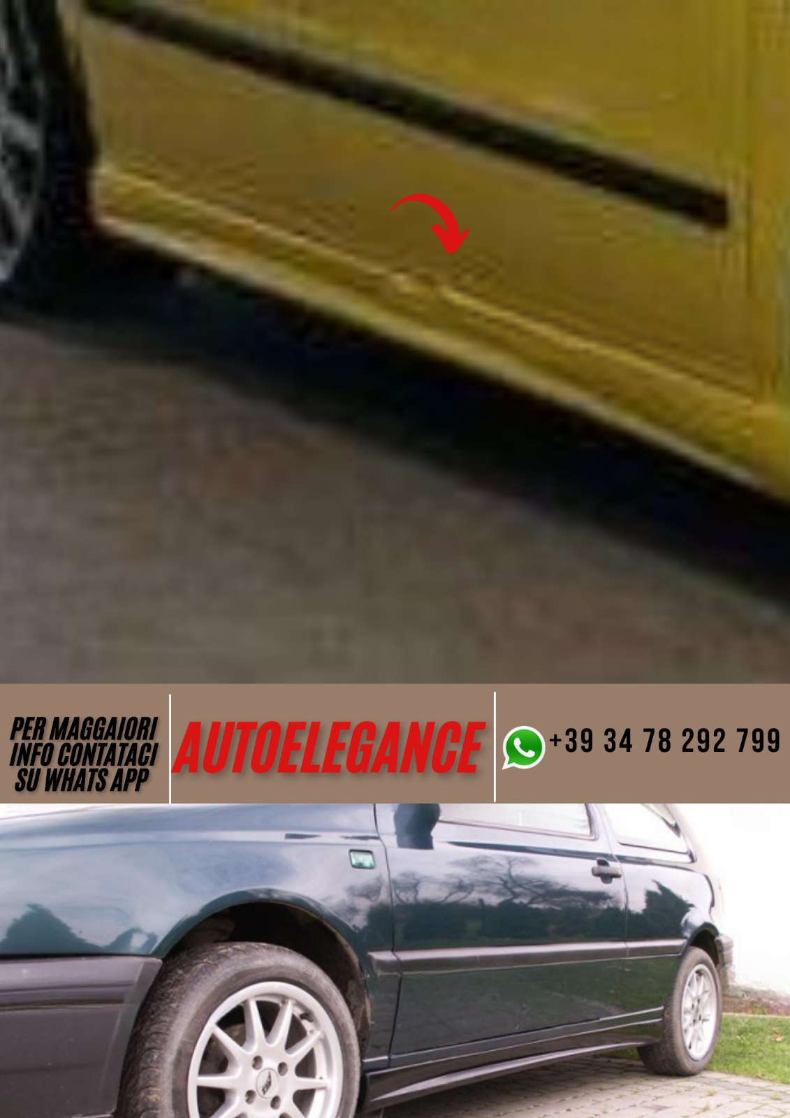 ??Jupes Lat&eacute;rales Spoiler Adapt&eacute;es Pour VW GOLF III ??
