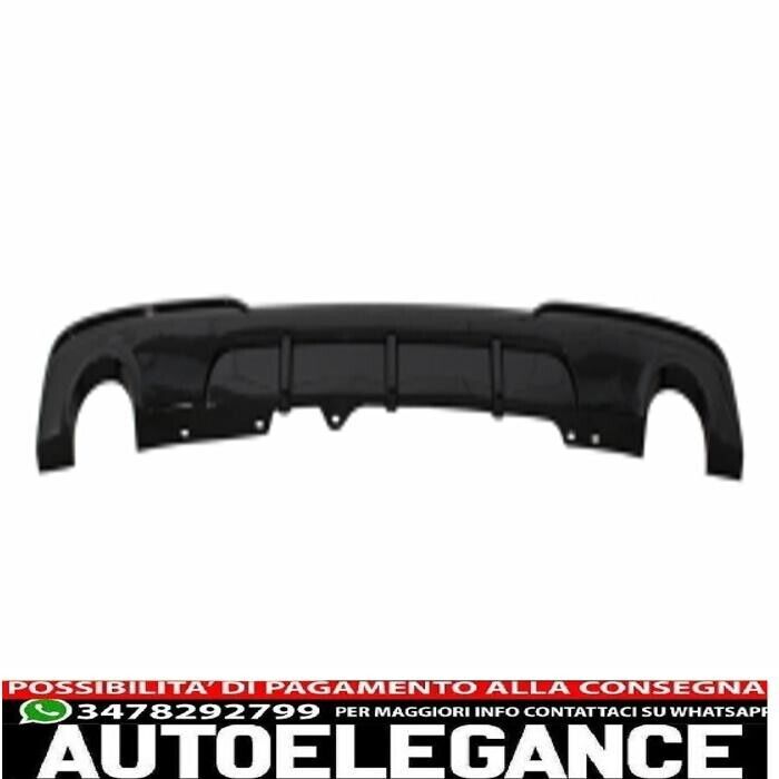 diffusore di scarico singolo a doppia uscita adatto per bmw serie 5 f10 f11 non-