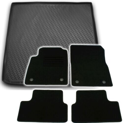 Set tappetini + vasca baule per Opel Astra J Sports Tourer Tappetino fit