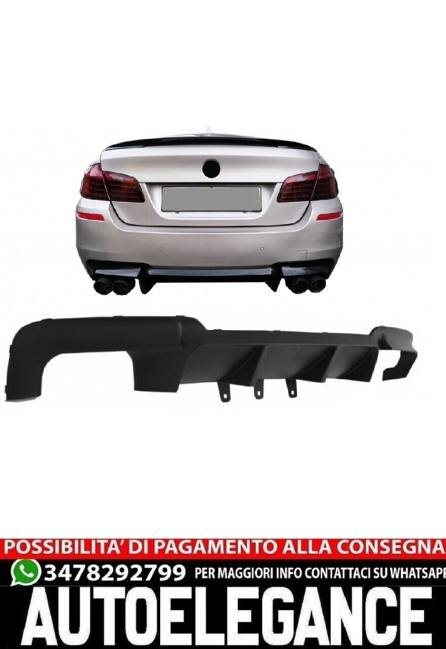 Diffusore d'aria a doppia uscita adatto per BMW Serie 5 F10 F11 (2011-2017) M De