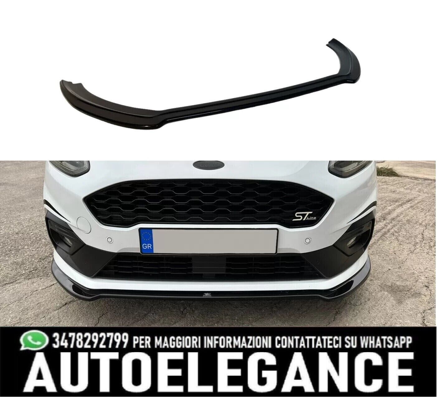 Splitter delantero Ford Fiesta Mk8 ST / ST-Line (2017-2021)