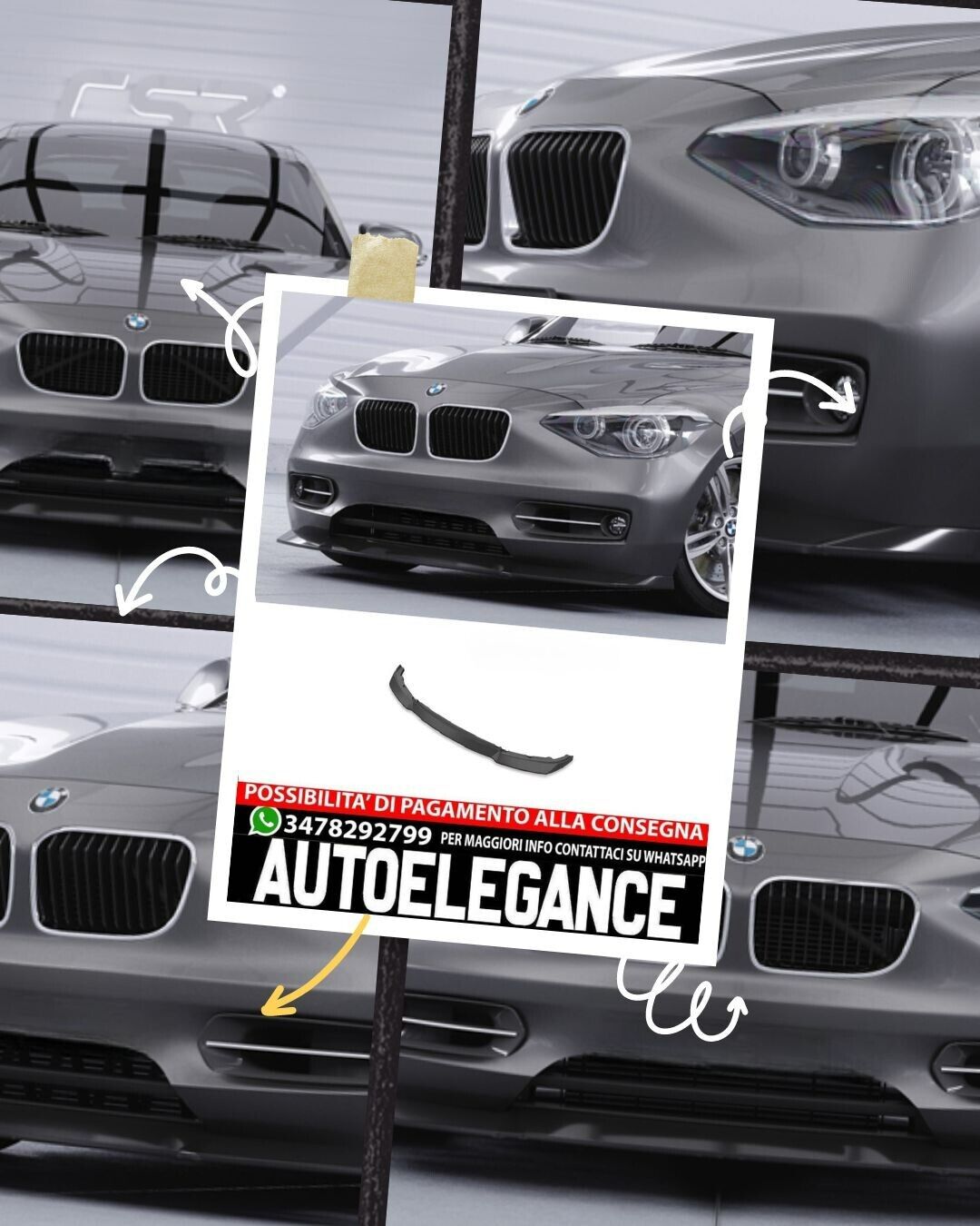 SPOILER adecuado para BMW Serie 1 F20 / F21