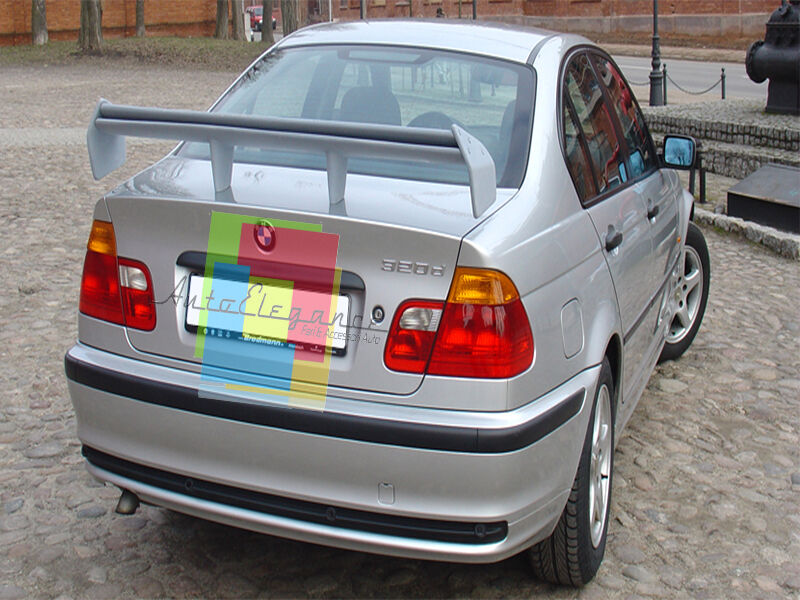 BMW E46 1998-2005 SPOILER SUL COFANO DOPPIO ALETTONE POSTERIORE TUNING LOOK