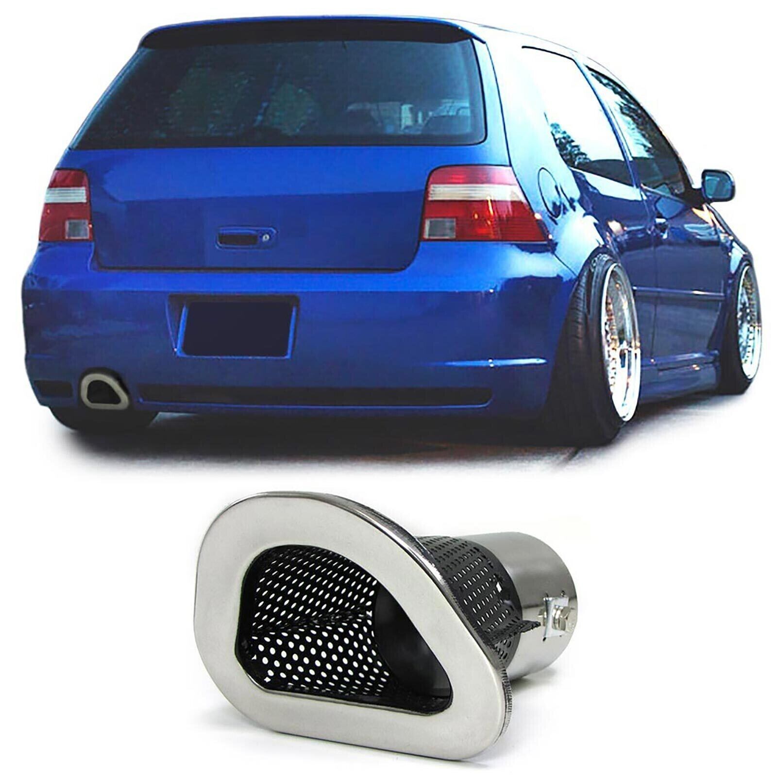 Endrohr Racing aus Edelstahl Oval Leistung f&uuml;r Alle