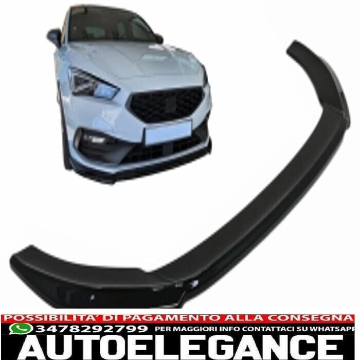 labbro dello spoiler del paraurti anteriore adatto per seat leon mk4 fr (2020-up