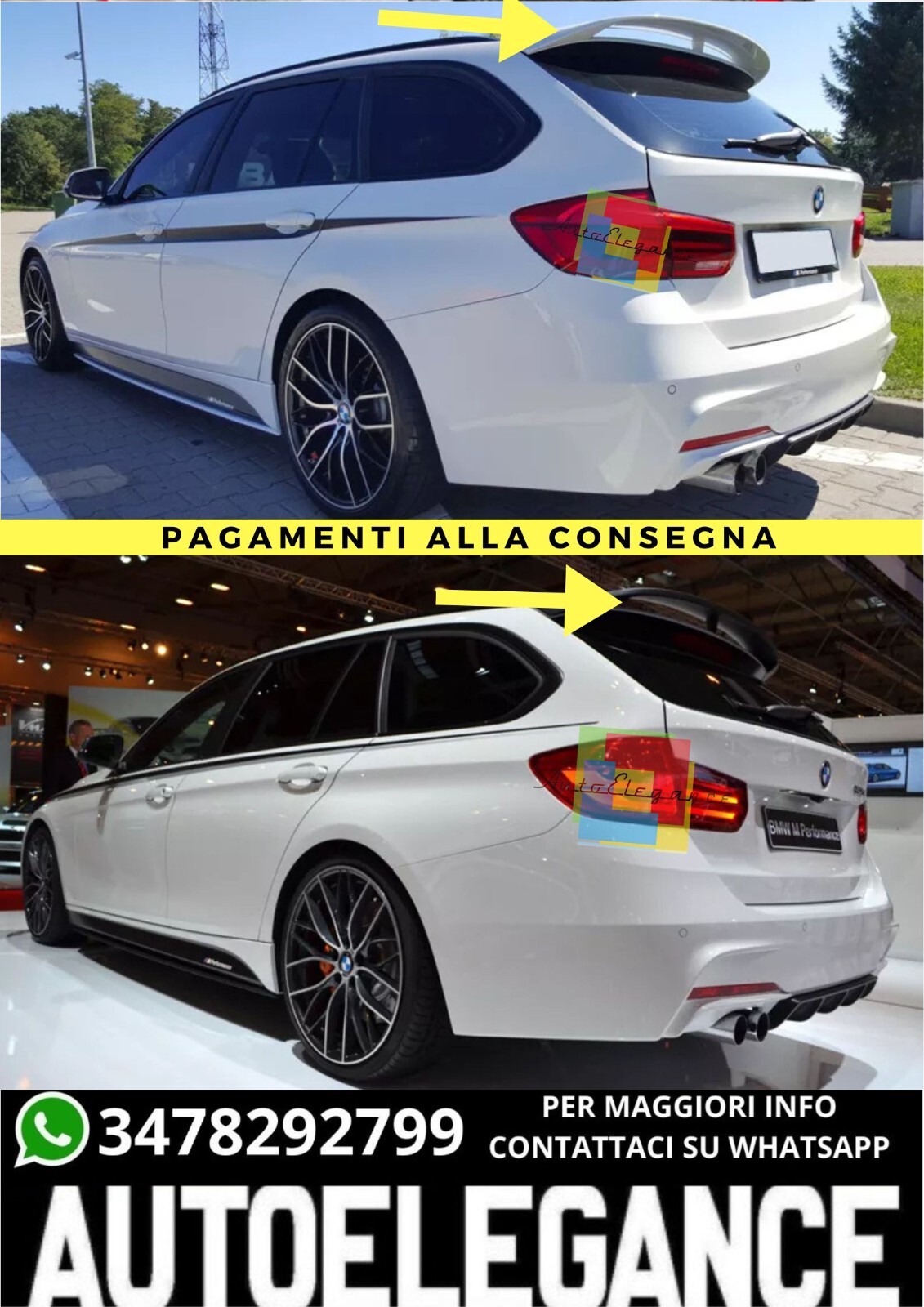 Spoiler Passend F&uuml;r BMW Serie 3 Touring F31