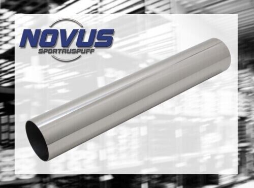 Tubo de Escape en Acero Inoxidable 1x 60mm &Oslash; Ronda para 33cm De Soldadura En sil