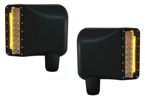 Specchietto laterale luci LED frecce terreno per Jeep Wrangler JK 2007-2016-most