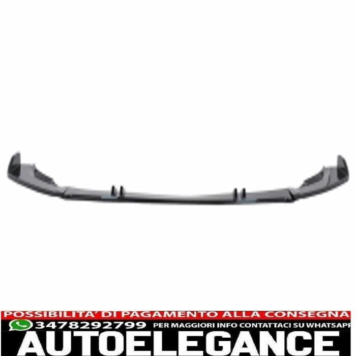 paraurti anteriore add-on lip extension spoiler adatto per vw polo aw mk6 (2018-