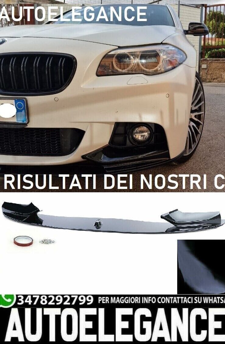 Gl&auml;nzender Performance-Look unter der Sto&szlig;stangenlippe, passend f&uuml;r BMW F10 F11