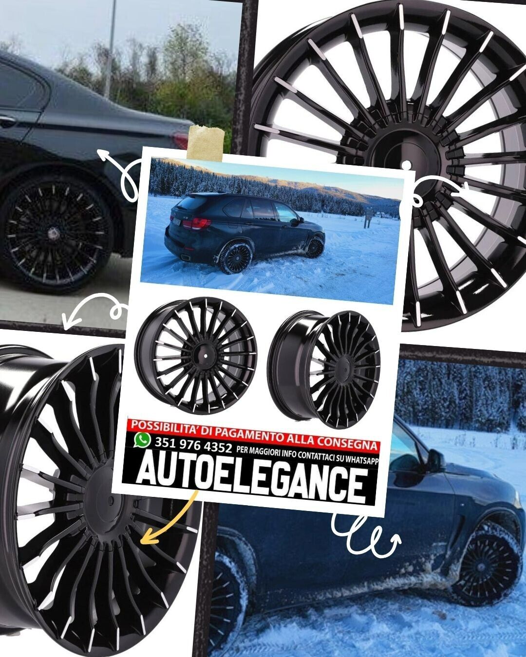 CERCHI CERCHIO IN LEGA 17" Adatto per VW ROVER MINI OPEL SAAB